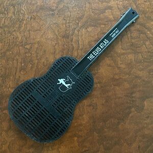 Elvis Guiltar Fly Swatter 1996 advertising promo Elvis Atlas pub by Henry Holt